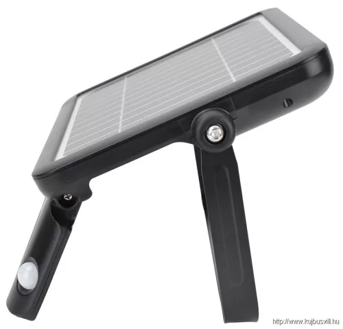 TRACON LSFL10W Napelemes LED fényvető mozgásérzékelővel 10 W, 4000 K, 1080 lm, IP65, 3,7 V 7200 mAh