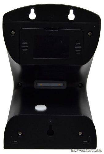 TRACON LSLBB3W Napelemes LED fali világítótest mozgásérzékelővel, fekete 3,2 W, 4000 K, 400 lm, IP65, 3,7 V, 2 Ah