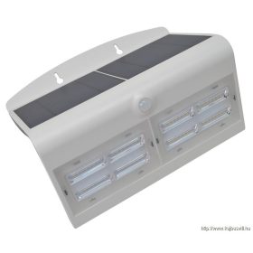   TRACON LSLBW7W Napelemes LED fali világítótest mozgásérzékelővel, fehér 6,8 W, 4000 K, 800 lm, IP65, 3,7 V, 4 Ah