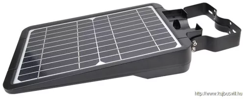 TRACON LSLS15W Napelemes LED utcai világítótest mozgásérzékelővel 15 W, 4000 K, 1600 lm, IP65, 7,4 V, 5,4 Ah