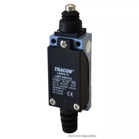   TRACON LSME8111 Helyzetkapcsoló, kúpos-ütközős 1xNO+1xNC, 2A/230V AC-15, 0,3A/250V DC-13, IP65