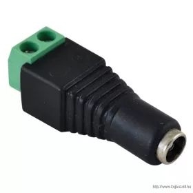   TRACON LSZJF55 Jack/csavaros csatlakozó hüvely LED szerelésekhez 5,5 mm, In: 4A