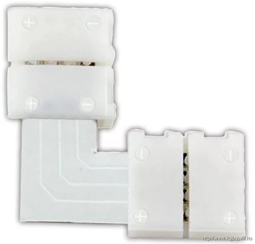 TRACON LSZTLRGB Forrasztás nélküli "L" gyorscsatlakozó RGB LED szalagokhoz W=10 mm, 4P