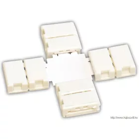  TRACON LSZTX10 Forrasztás nélküli "X" gyorscsatl. egyszínű LED szalagokhoz W=10 mm, 2P