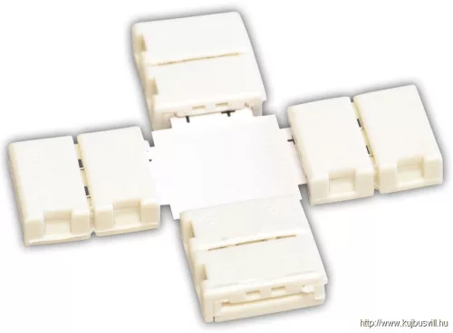 TRACON LSZTXRGB Forrasztás nélküli "X" gyorscsatlakozó RGB LED szalagokhoz W=10 mm, 4P