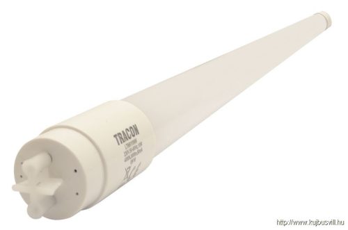 TRACON LT8G15022CW Üveg LED világító cső, opál burás 230 V, 50 Hz, G13, 22 W, 2280 lm, 6500 K, 200°, EEI=F