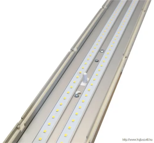TRACON LV1548M Védett LED ipari lámpatest mozgásérzékelő funkcióval 230 V, 50 Hz, 48 W, 4000 K, 4000 lm, IP65, EEI=F