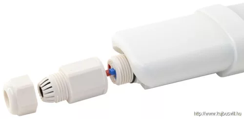 TRACON LVE1524W Védett LED ipari lámpatest 230VAC, 24W, 4000K, 2160lm, IP65, EEI=F