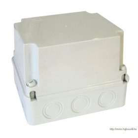   TRACON MD191514 Műanyag doboz, kikönnyített, világos szürke, teli fedéllel 190×145×140mm, IP55