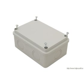  TRACON MED8125 Elektronikai doboz, világos szürke, teli fedéllel 80×120×50, IP54