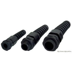   TRACON MG-12TG Metrikus tömítőszelence törésgátló kábelbevezetővel M12×1.25mm