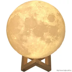   TRACON MOON Hold formájú LED dekor asztalilámpa 400 mAh, 1,5 W, 60lm, 4000 K
