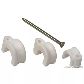   TRACON N3-20 Kábelszorító bilincs, szeggel (20db) d=9mm, PE