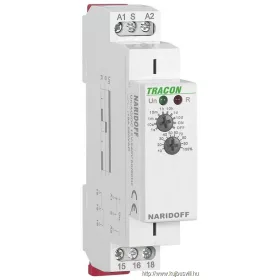   TRACON NARIDOFF Egyfunkciós (elengedéskésleltetéses) időrelé AC/DC 12-240V, 0,1s-10d, 16A/AC1, 250VAC/24VDC