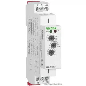   TRACON NARIMF Multifunkciós időrelé (10 funkció) AC/DC 12-240V, 0,1s-10d, 16A/AC1, 250VAC/24VDC