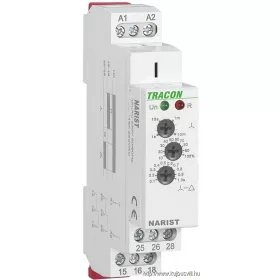  TRACON NARIST Csillag-delta időrelé AC/DC12-240V, t1:0,1s-10min t2:0,1s-1s 16A/AC1, 250VAC/24VDC