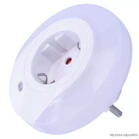   TRACON NLSCHUKO Éjszakai fény érzékelővel 230VAC, 50Hz, 0,42W, 15lm, CDS, 1xSCHUKO