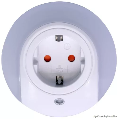 TRACON NLSCHUKO Éjszakai fény érzékelővel 230VAC, 50Hz, 0,42W, 15lm, CDS, 1xSCHUKO