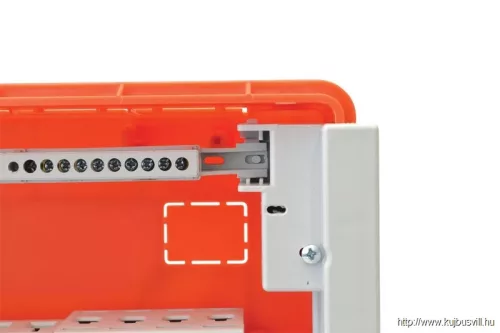 TRACON NPE-Z-38 Szigetelt földelősín (N/PE) EDSS-18/. mod.elosztóhoz 230/400VAC, 100A, 13,7×26,6mm, L=360 mm, 38P, IP20