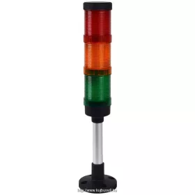   TRACON NYG3-50RYG Fényjelző oszlop, függőleges alap, (hangjelző nélkül) AC230V, 3 R,Y,G, IP65