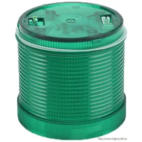   TRACON NYG3-70230G Fényjelző oszlop, zöld fényű henger, hangjelzéses aljzathoz 230V AC, IP65