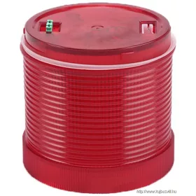   TRACON NYG3-70230R Fényjelző oszlop, piros fényűhenger, hangjelzéses aljzathoz 230V AC, IP65