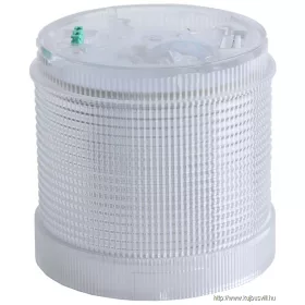  TRACON NYG3-70230W Fényjelző oszlop, fehér fényűhenger, hangjelzéses aljzathoz 230V AC, IP65