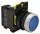 TRACON NYG3-B Egyszerű nyomógomb, kék 1×NO, 5A/230V AC-15, IP65