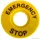 TRACON NYG3-ES60 EMERGENCY STOP lap d=60mm; h=2mm; ABS