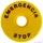 TRACON NYG3-ES90 EMERGENCY STOP lap d=90mm; h=2mm; ABS