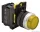 TRACON NYG3-HLY Világító nyomógomb, kiálló, sárga 1×NO, 5A/230V AC-15, IP65, LED 230V AC/DC