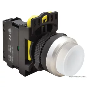   TRACON NYG3-HW Kiálló nyomógomb, fehér 1×NO, 5A/230V AC-15, IP65