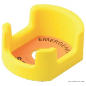   TRACON NYG3-PH65 Védőgallér íves W=65mm, H=80mm, D=38mm, ABS