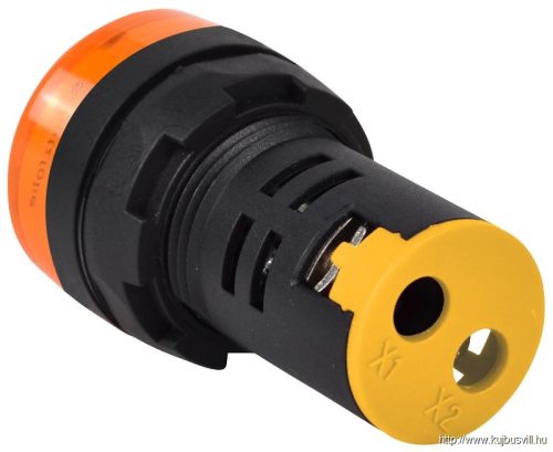 TRACON NYG3-VY Feszültségmérő, LED jelzőfény,sárga 24-500VAC, d=22mm