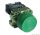 NYGBP31Z Gumiburkolatos nyomógomb, fémalapra szerelt, zöld 1×NO, 3A/240V AC, IP55