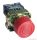 NYGBP42P Gumiburkolatos nyomógomb, fémalapra szerelt, piros 1×NC, 3A/240V AC, IP55