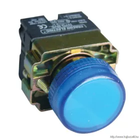   TRACON NYGBV66K Jelzőlámpa, fémalapra szerelt, kék, izzó nélkül 3A/400V AC, IP42, NYGI230