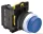 TRACON NYK3-HB Kiálló nyomókapcsoló, kék 1×NO, 5A/230V AC-15, IP42