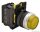 TRACON NYK3-HLY Világító nyomókapcsoló, kiálló, sárga 1×NO, 5A/230V AC-15, IP42, LED 230V AC/DC