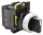 TRACON NYK3-S34BK Karos kapcsoló, háromállású, rugóvisszatérítéses 2×NO, 5A/230V AC-15, IP65