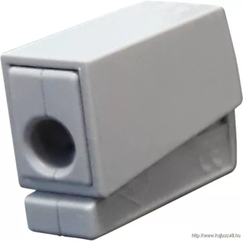 TRACON OLC11 Csillárkapocs In: 1-2,5mm2; Out: 0,5-2,5mm2, 24A, 400VAC, 2P