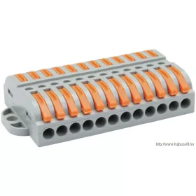   TRACON OVOFT1212 Csavar nélküli vezetékösszekötő, toldó, nyitható 0,5-4mm2, 32A, 400VAC 12P