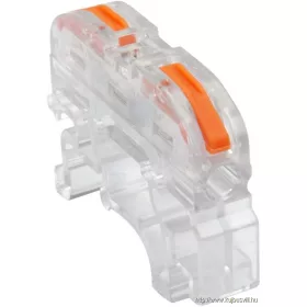   TRACON OVOKT11 Csavar nélküli vezetékösszekötő, toldó, nyitható, átlátszó 0,5-4mm2, 32A, 400VAC 1P