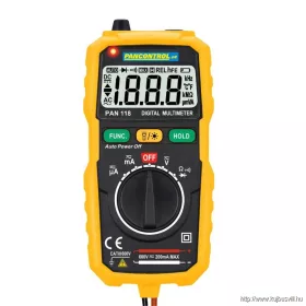   TRACON PAN118 Digitális multiméter DCV, ACV, DCA, ACA, OHM, dioda, NCV