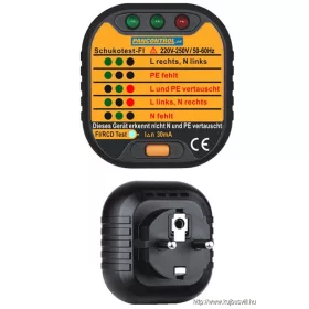 TRACON PANSCHUKOTESTFI Dugaszoló aljzat teszter CATII-600V