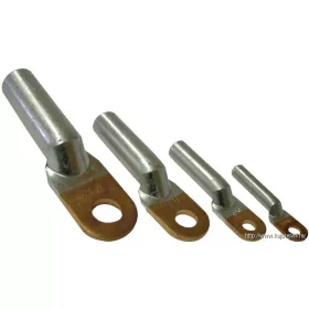   TRACON RA35-10 Szigeteletlen réz-alumínium szemes csősaru 35mm2, M10, (d1=8,5mm, d2=10,5mm)