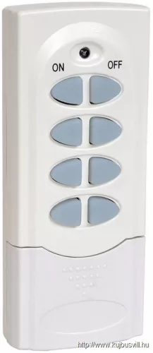 TRACON RCS11 Távkapcsolós csatlakozóaljzat, 1 aljzat, 1 távírányító 230VAC, 50Hz, 3600W, IP20, 433,92MHz