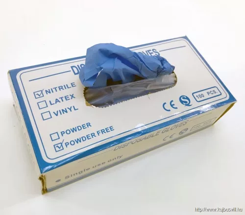 TRACON RGM Nitril gumikesztyű M