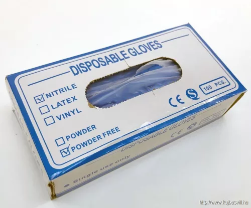 TRACON RGM Nitril gumikesztyű M