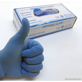 TRACON RGS Nitril gumikesztyű S